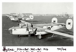 SP(AA)01 B-24 RAF Consolidated Liberator photo signed BULLOCH DSO DFC