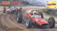 1964d FERRARI 158 & BRM P261 NURBURGRING F1 cover signed FRANK GARDNER