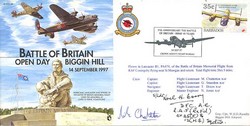 JS(CC)36bx Battle of Britain Biggin Hill Open Day Corry DFC signed cover