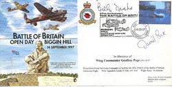 JS(CC)36ax Battle of Britain Biggin Hill Open Day Drake & Cox signed cover