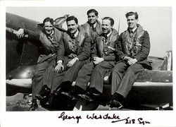 213 SQN RAF Battle of Britain WESTLAKE DFC signed photo