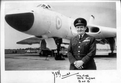 RAF Avro Vulcan signed Wing Commander Dick Summers OBE AFM