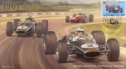 1967 BRABHAM-REPCO BT24s FERRARI NURBURGRING F1 cover