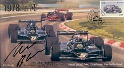 1978a LOTUS-COSWORTH 79 & BRABHAM-ALFA ROMEO F1 cover signed MICHAEL BLEEKMOLEN