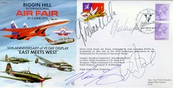 JS(CC)01x 1995 VE-Day Biggin Hill Air Show East meets West signed Noel Edmonds