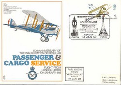 F1 50th Anni Inauguration of Regular Passenger and Cargo Service London to Paris