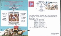 JS(AC)69a / AF08a 50th Anniversary of the formation of the Parachute Regiment PARA cover