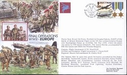 JS(AC)95a / AF19Aa Final Operations WWII - Europe VE-Day IOM FDC