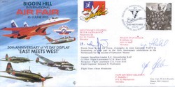 JS(CC)01d 1995 VE-Day Biggin Hill Air Show East meets West signed Slovakia display team