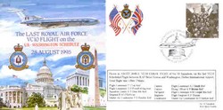 JS(CC)08a Last RAF Vickers VC10 Flight UK - Washington unsigned variant