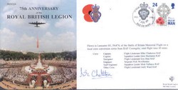 JS(CC)14b 75th Anniversary of the Royal British Legion pilot signed cover