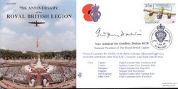 JS(CC)14v2 75th Anniversary of the Royal British Legion signed RBL President