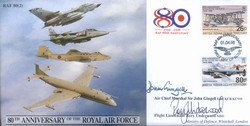 JS(CC)42f RAF 80th Anniversary - Air Reconnaissance signed ACM Sir John Gingell & R Underwood