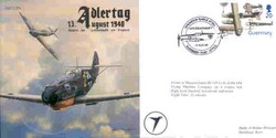 JS(CC)54a Aldertag Battle of Britain unsigned cover
