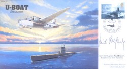 JS(CC)67 RAF Wellington / U-Boat cover signed Kapit?n zur See Paul Brasack Knights Cross