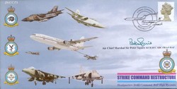 JS(CC)71d Strike Command cover signed ACM Sir Peter Squire KCB DFC AFC