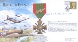 JS(CC)79g Battle of France signed Flt Lt George Purslow DFC