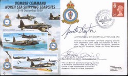 JS50/39/4 Bomber Command Sea Shipping searches signed  DFC