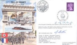 JS50/40/5 Fall of France / Sinking of SS Lancastria signed RAF Cover