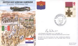 JS50/41/01 British East Africa signed Wilson VC