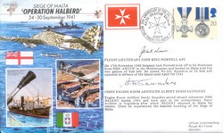 JS50/41/06 Siege of Malta RAF cover signed defenders