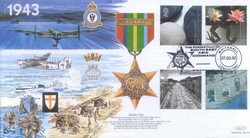 JSMIL15 1943 Pacific Star - JSCC Official Millennium FDC