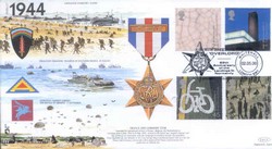 JSMIL17 1944 France and Germany Star - JSCC Official Millennium FDC