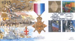 JSMIL05 1915 WWI 1914-15 Star - JSCC Official Millennium FDC