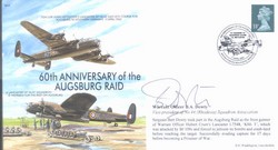 MF2 The Augsburg Raid signed Warrant Officer Bert Dowty