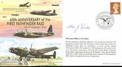 MF4 The Formation of the Pathfinder Force signed Warrant Officer Alex Duke