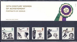PP269 1996 - 20th Century Women of Achievement Presentation Pack