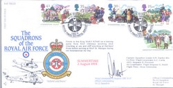 RAF FDC23 1994 Summertime RAF FDC signed  CO 22 SEA KING ASR Sqn