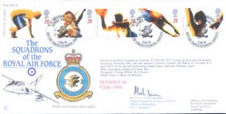 RAF FDC39 1996 Olympics RAF FDC signed CO 11 Tornado Sqn
