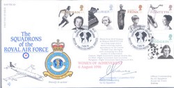 RAF FDC40 1996 Women RAF FDC signed CO 42 Nimrod Squadron