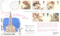 RFDC32 Greeting from St Clement Danes Christmas RAF FDC