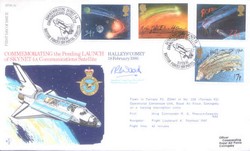RFDC42 Skynet Launch RAF FDC signed 1st UK astronaut