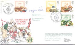RFDC71 50th Ann of Womens Land Army signed RAF FDC