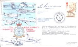 RFDC85 75th Ann of RAF Northolt RAF signed FDC