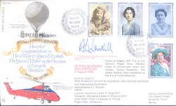 RFDC86 Queen Mother's 90th Birthday signed RAF FDC