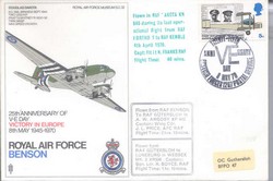 SC32a RAF Benson - 25th Anniversary of VE Day - Douglas Dakota