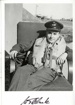 RAF Mosquito photo signed Battle of Britain CLARK DFM