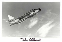 SP(AA)04 P1B Lightning prototype photo signed ADFS test pilot