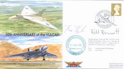 VRT1t 50th Anniversary of the Avro Vulcan signed Group Captain Bill Burnett & Ken Hyde